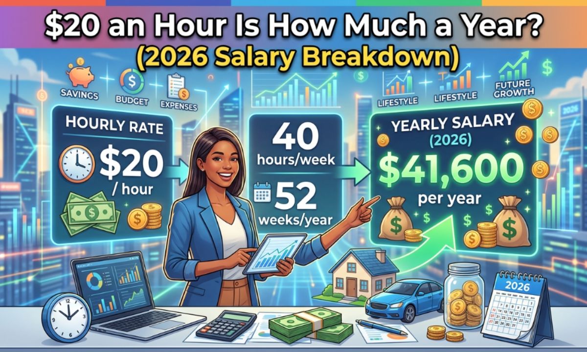 $20 an Hour Is How Much a Year? (2026 Salary Breakdown)