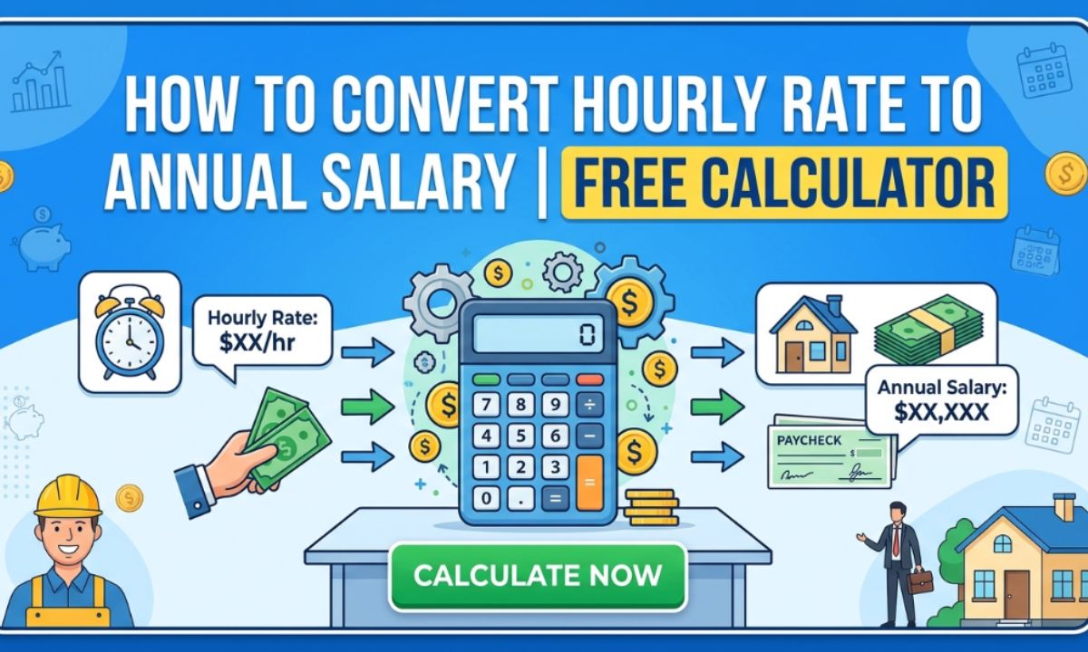 How to Convert Hourly Rate to Annual Salary  Free Calculator