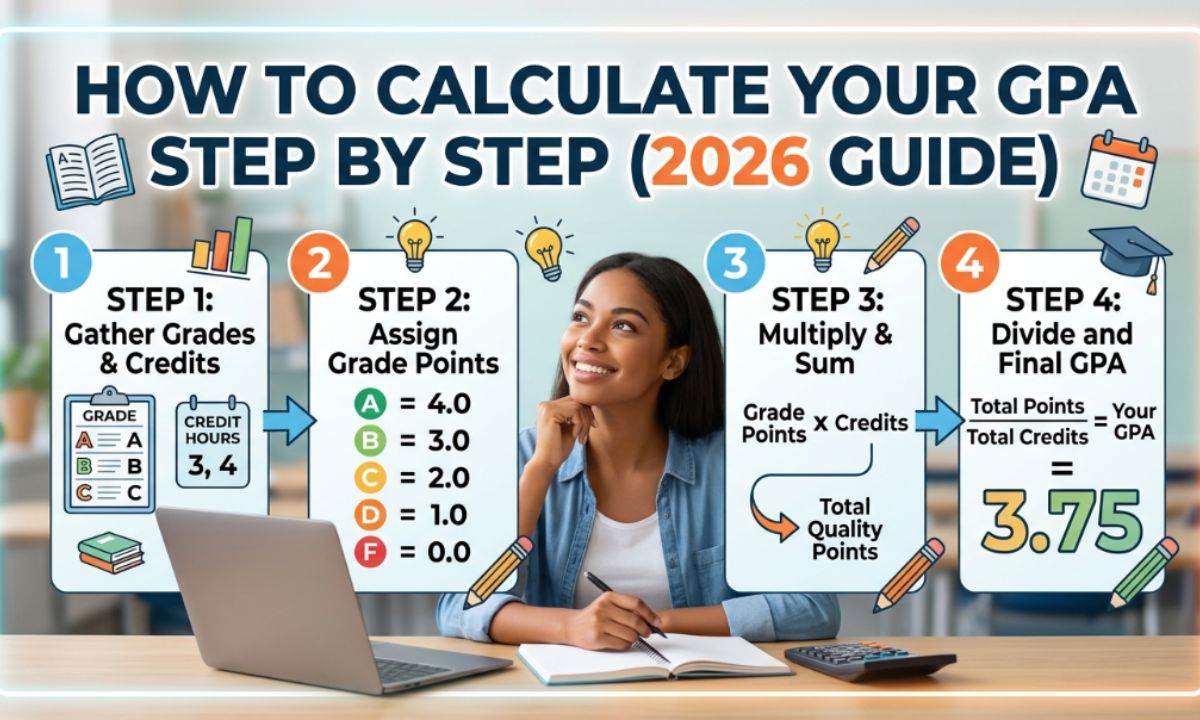 How to Calculate Your GPA Step by Step (2026 Guide)